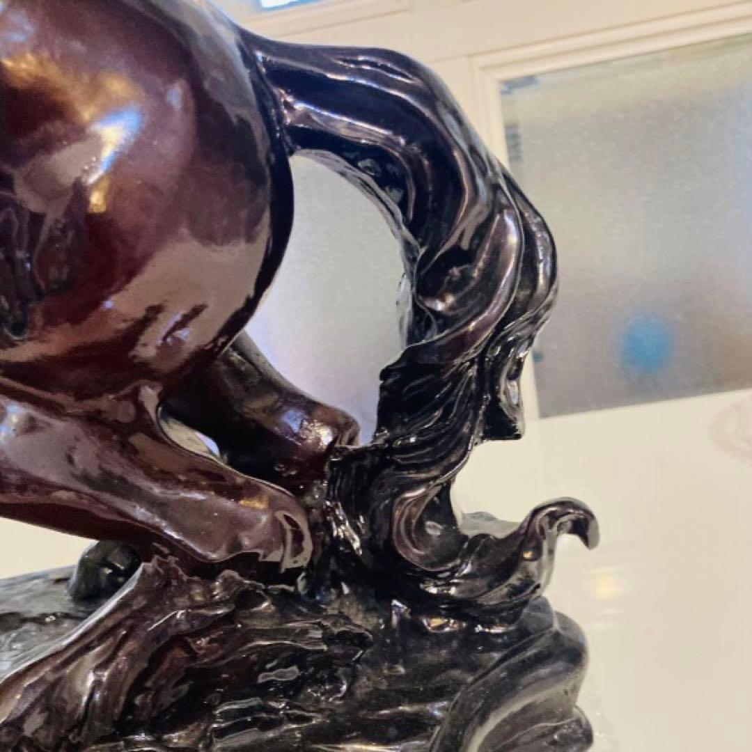 置物　跳ね馬　縁起　インテリア　大型