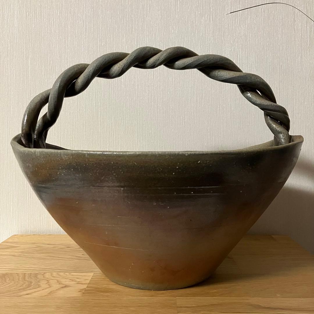 備前焼　花器　茶道具　池坊　自由花