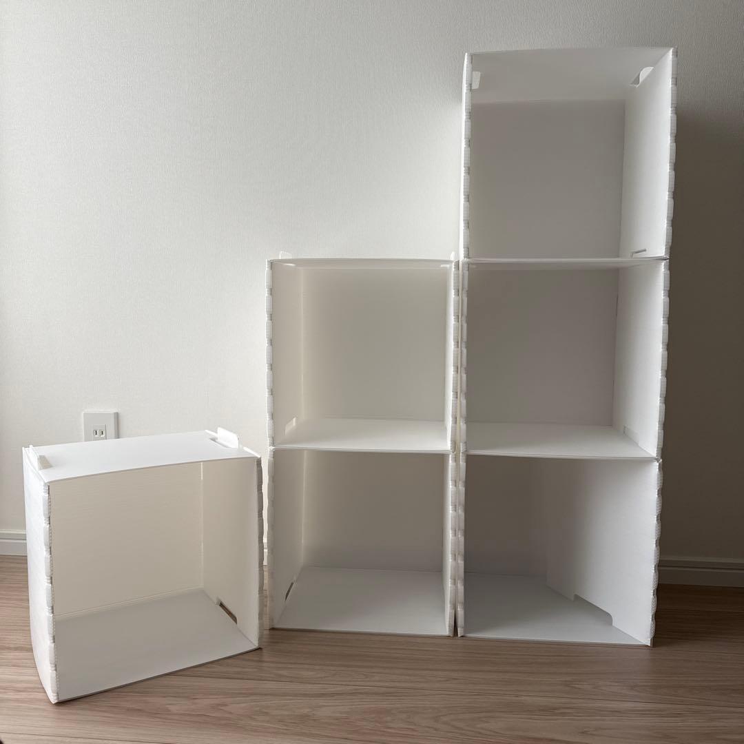 【空室対策に】モデル〜ム たためるプラ段家具5種類一式　※ベッドもあり