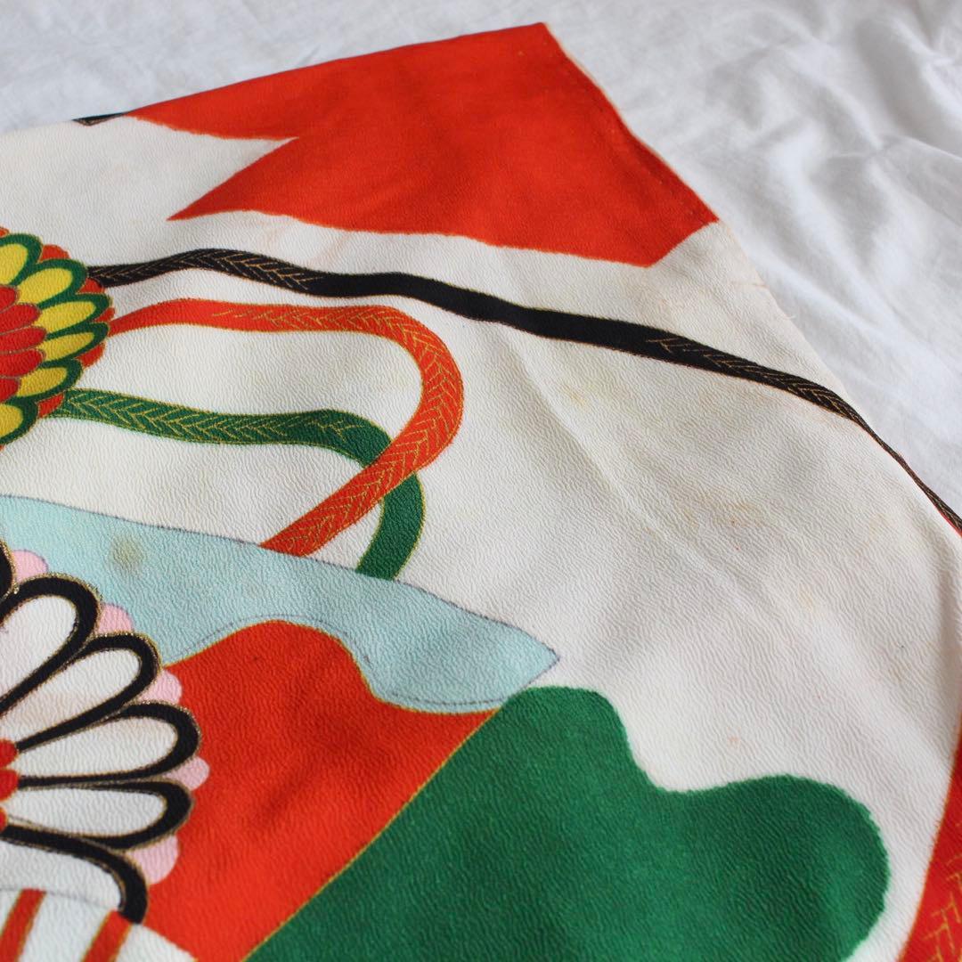 七五三 7歳 女の子 子供 アンティーク 着物 帯 セット