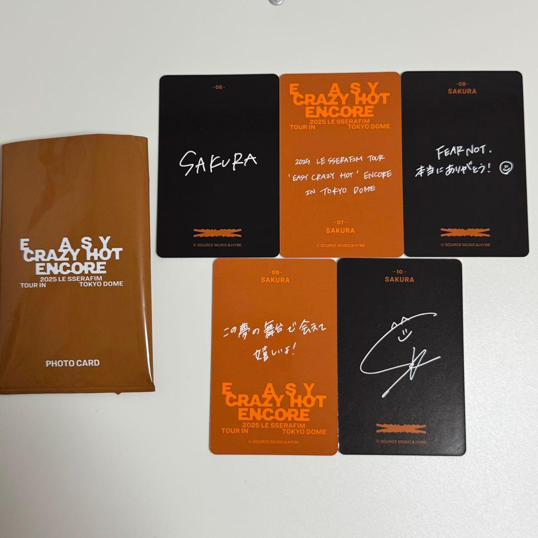LE SSERAFIM ルセラ 東京ドーム トレカ コンプ サクラ 咲良 - メルカリ