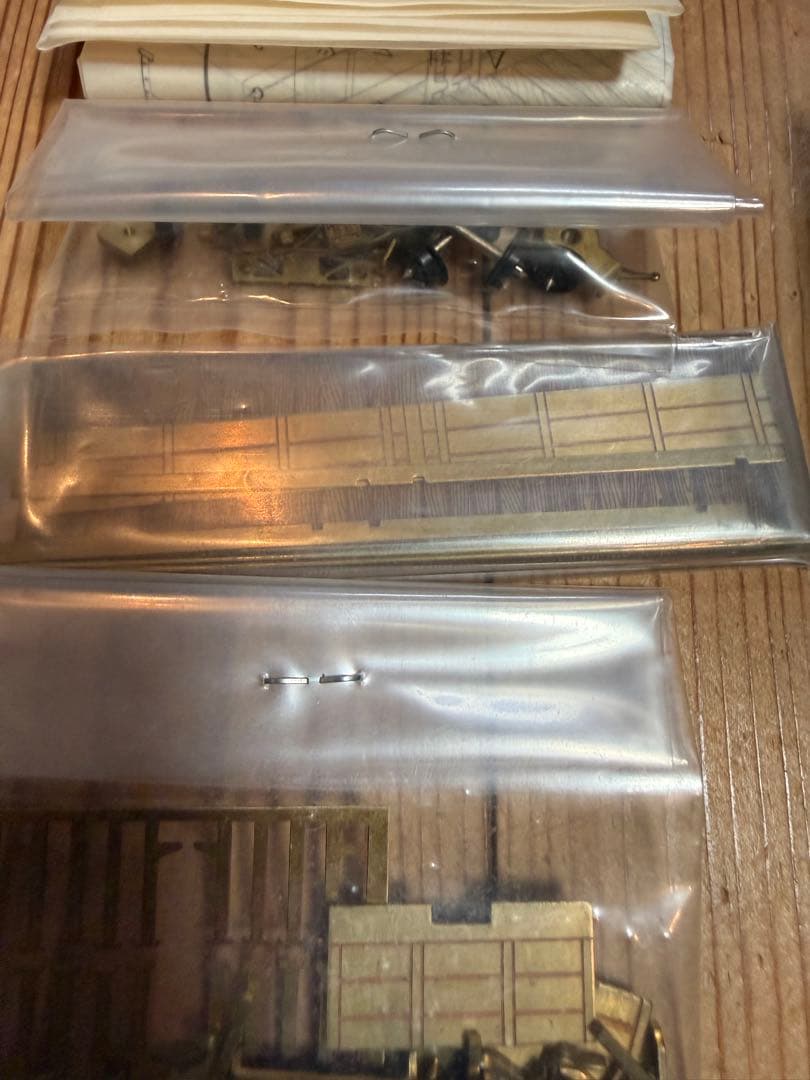 ひかり模型 軽便 無蓋車・土運車 真鍮キット 未組立 ナローゲージ 元箱