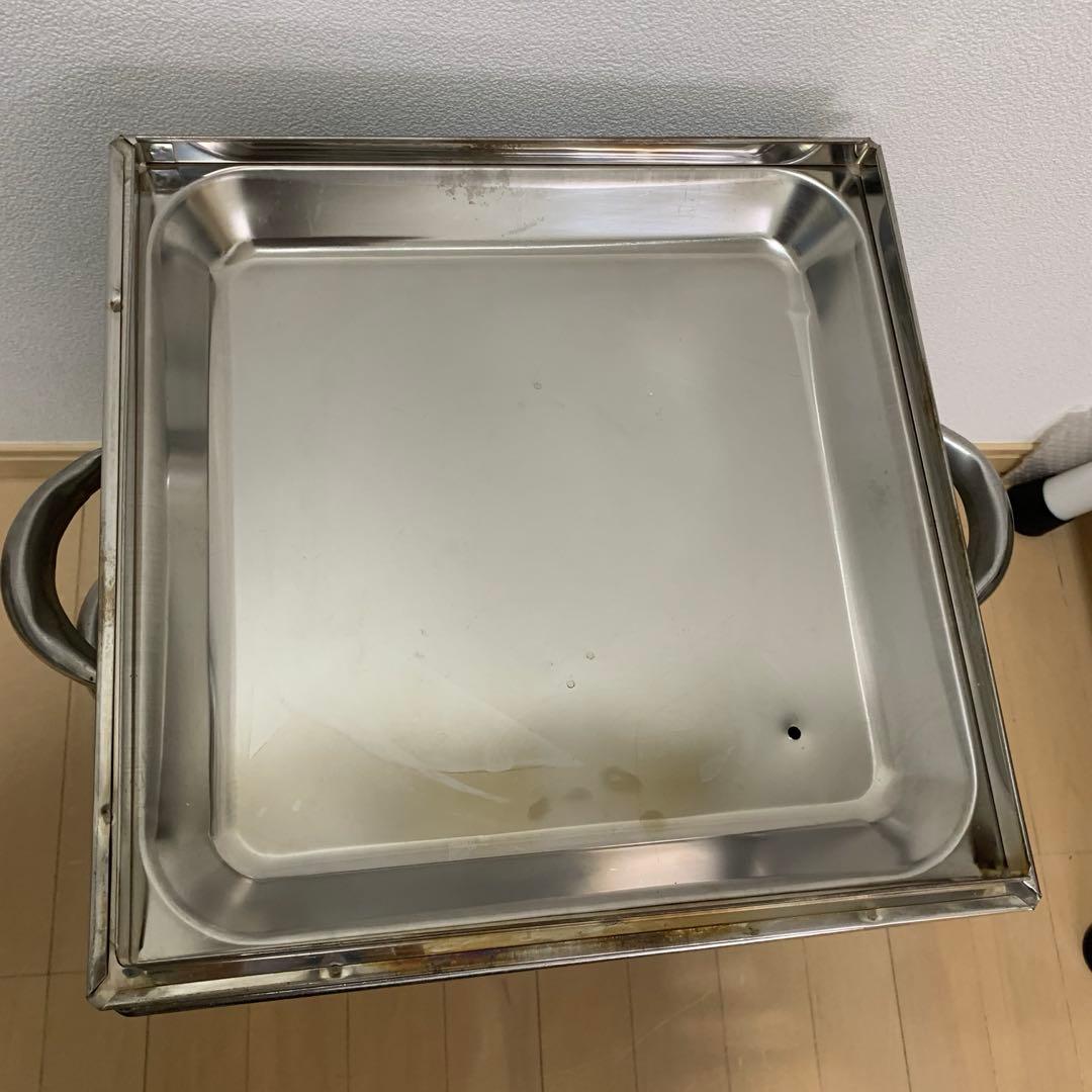 角蒸し器　4段（蒸籠3段）　業務用　ステンレス製　大容量蒸し器　セイロ　店舗