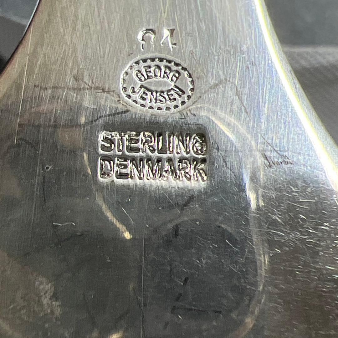 ジョージジェンセン　ブロッサムディナーフォークsterling925 6本　袋付