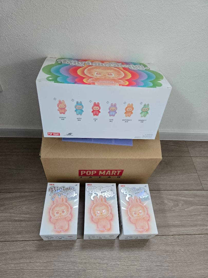 【100%正規品・未開封】Labubu Big into Energy 3箱