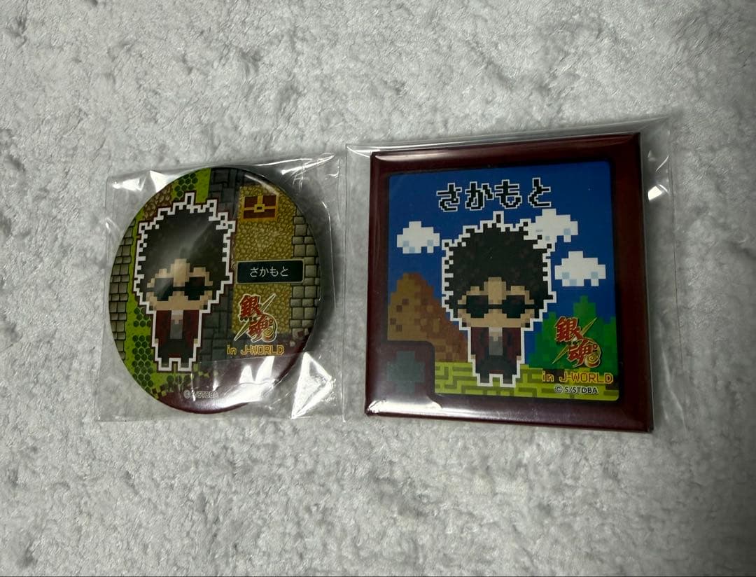 銀魂 坂本辰馬 J-WORLD 缶バッジ - メルカリ