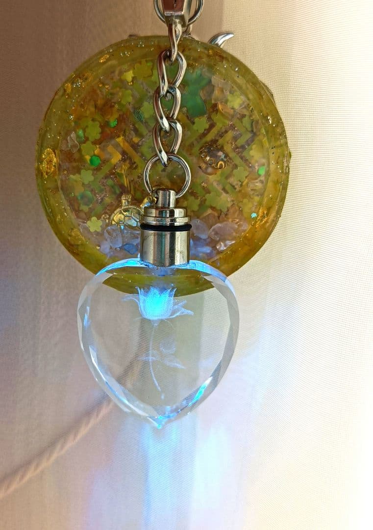 マカロンナ　❀フラワーオブライフキーホルダー❀