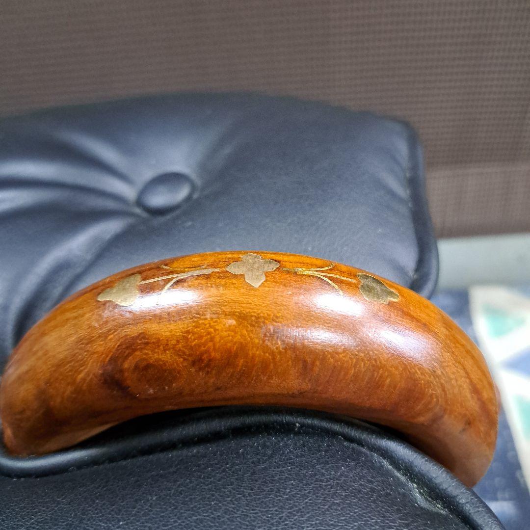 ♡アンティーク　象嵌 　金彩 オットマン チェア スツール 鞍型 黒♡