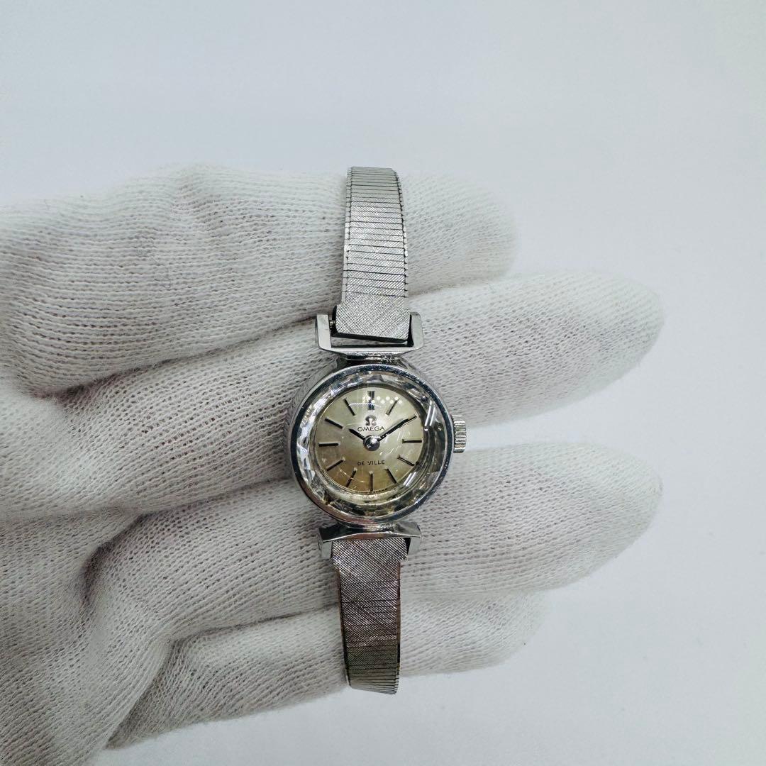 ✨OMEGA✨オメガ✨デビル✨シルバー文字盤✨ヴィンテージ✨腕時計✨