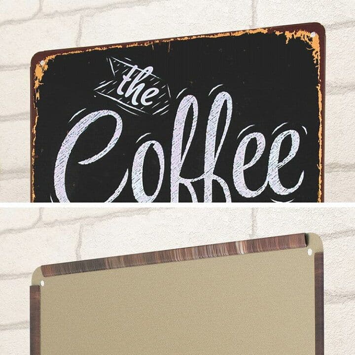 デザイン看板 A4】コーヒーb★ポスター絵アートパネル ブリキ看板アメリカン雑貨