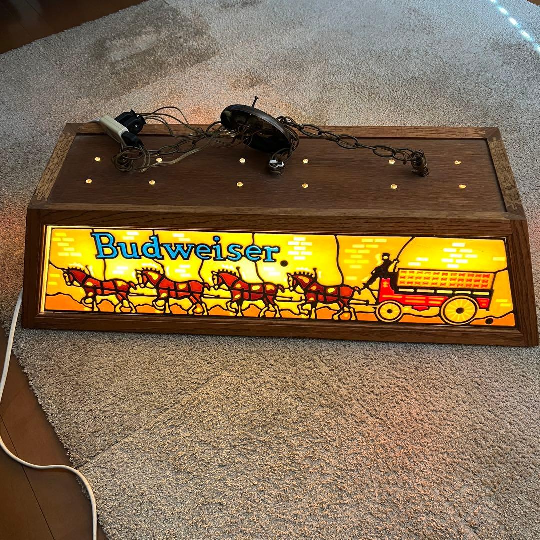 Budweiser プールバーライト ヴィンテージ ✨激レア✨馬車✨状態良好✨