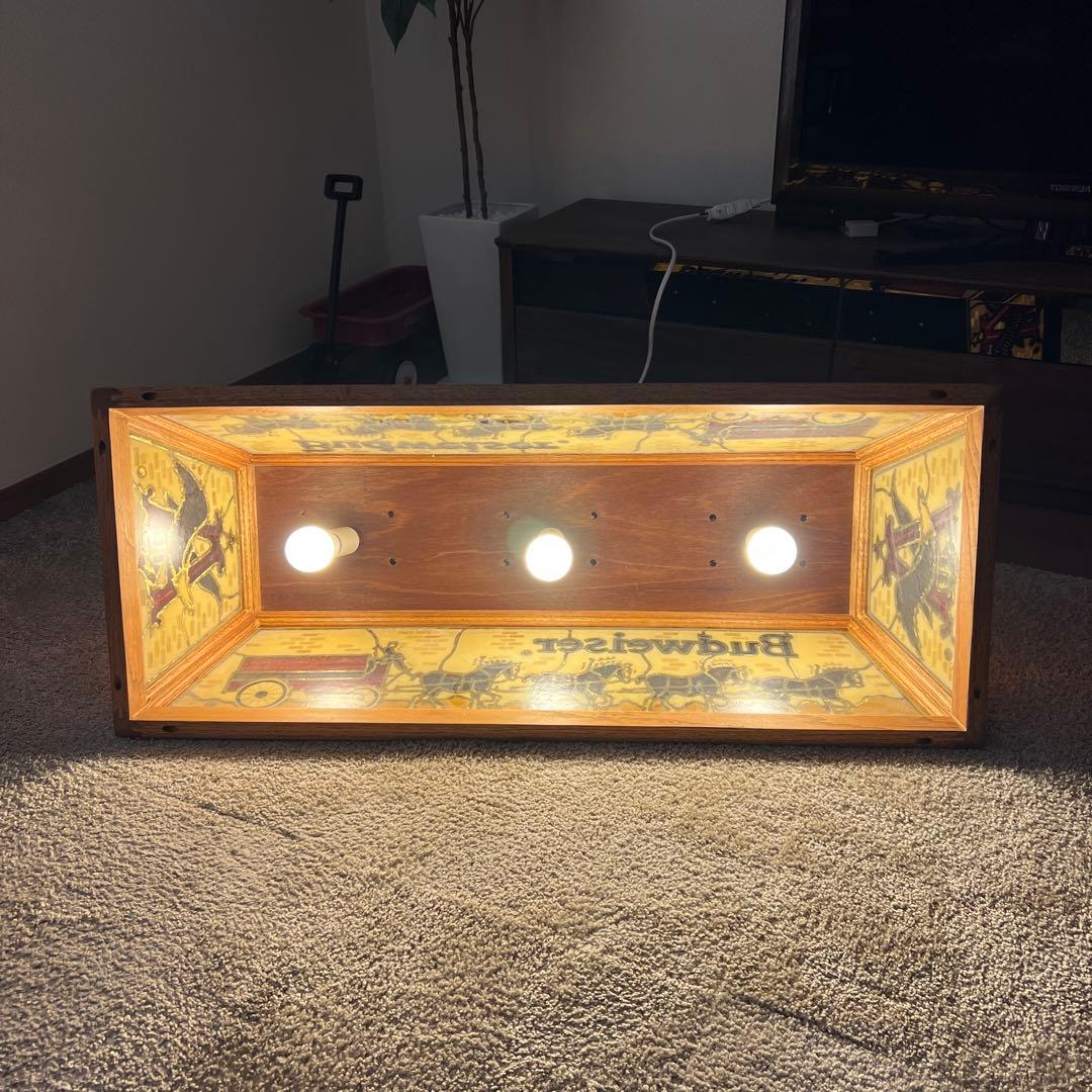 Budweiser プールバーライト ヴィンテージ ✨激レア✨馬車✨状態良好✨