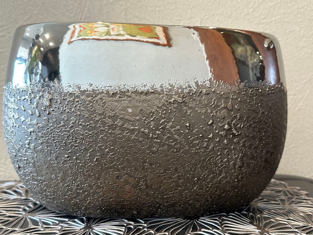 【ミュールミル】プランター コレットオーヴァルＬ《メタリック》