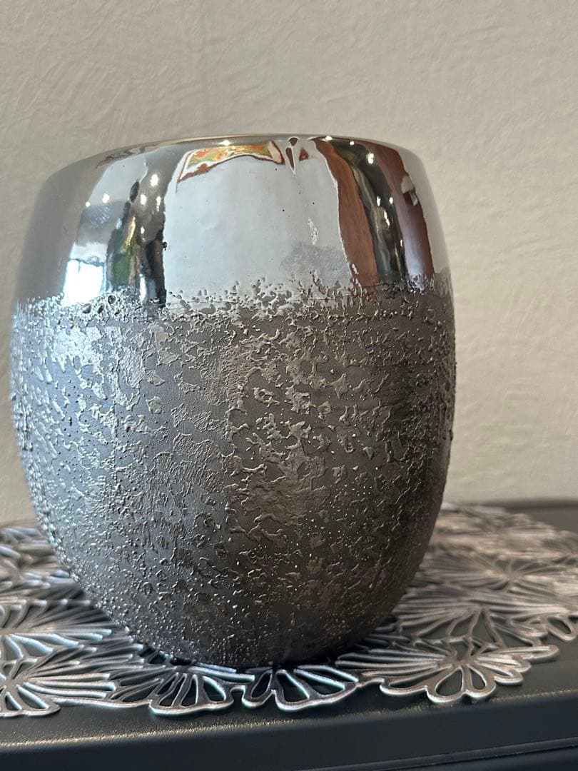 【ミュールミル】プランター コレットオーヴァルＬ《メタリック》