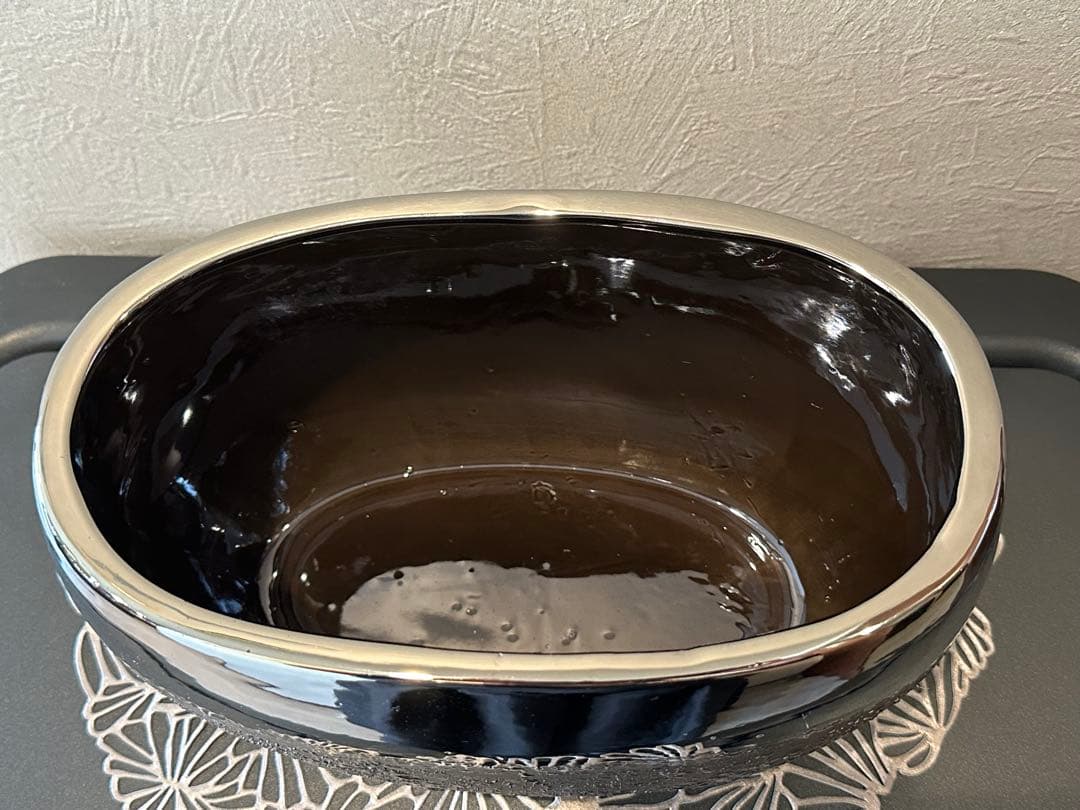 【ミュールミル】プランター コレットオーヴァルＬ《メタリック》