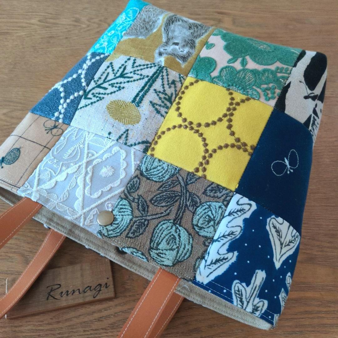 パッチワーク ハンドバッグ＊ミナペルホネン