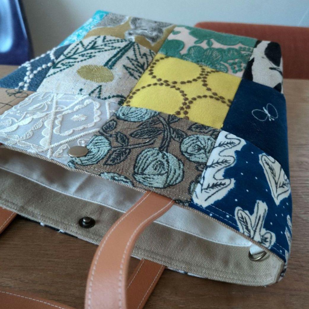 パッチワーク ハンドバッグ＊ミナペルホネン