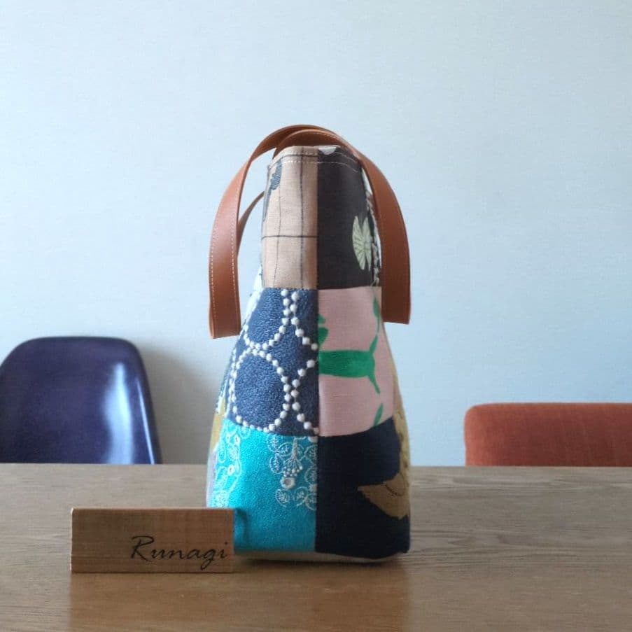 パッチワーク ハンドバッグ＊ミナペルホネン