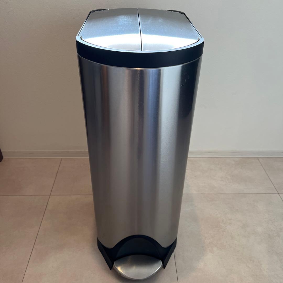 シンプルヒューマン バタフライ ステップカン 30L