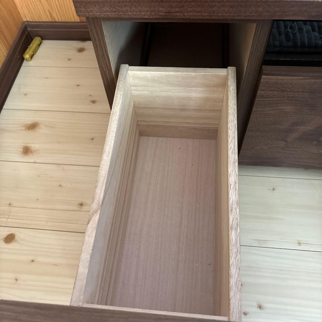 テレビ台　ブラウン【中古品】