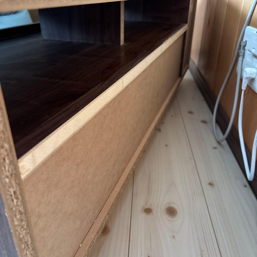 テレビ台　ブラウン【中古品】