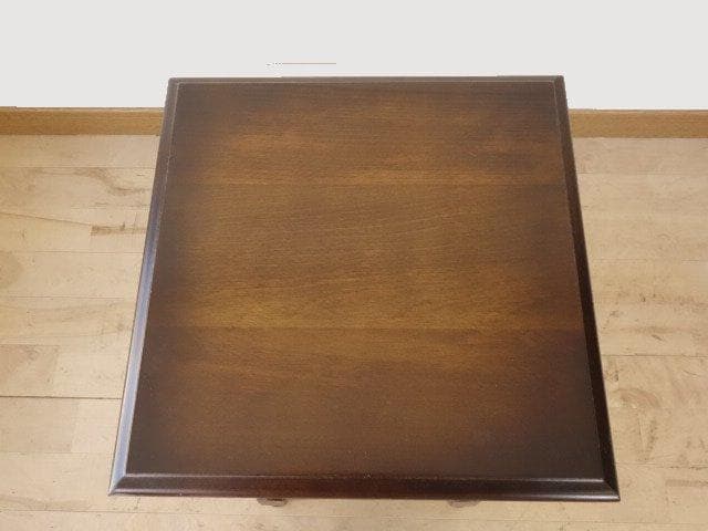 カリモク　コロニアル　花台　サイドテーブル　USED　再塗装済