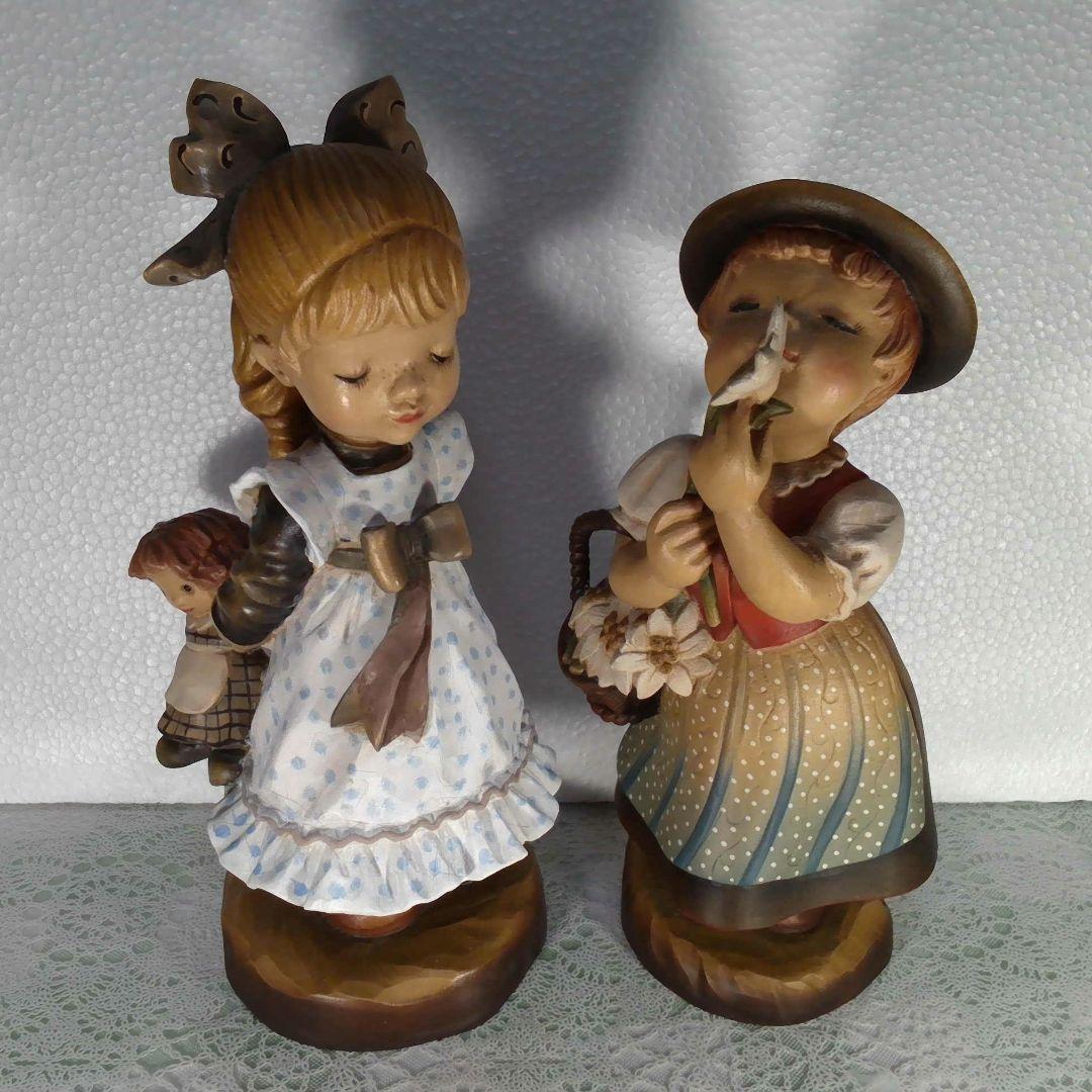 カウボーイと少女のペア3点