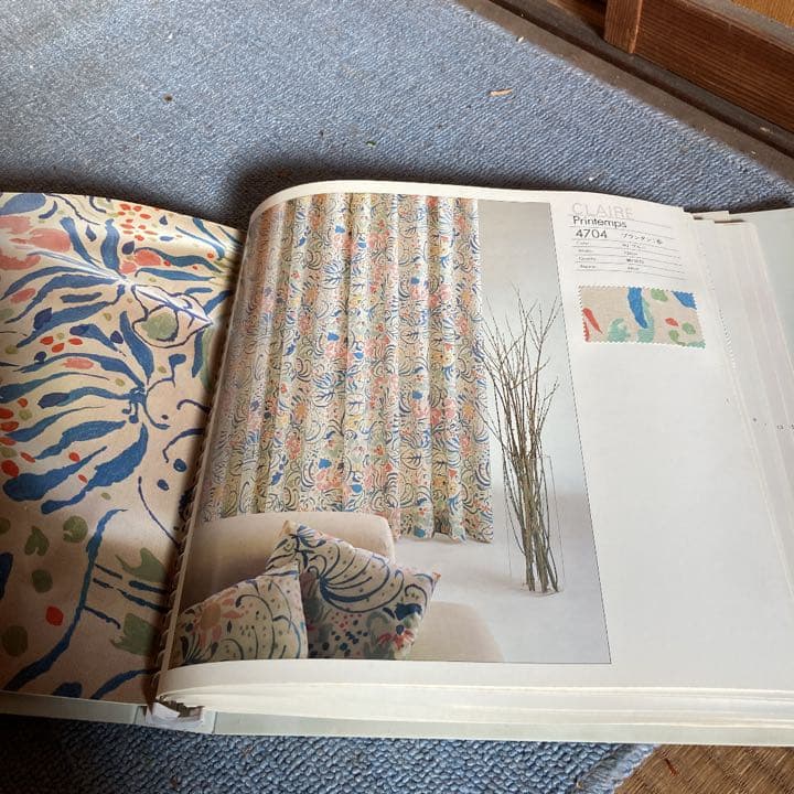 値下げしました。フジエテキスタイル「グレージュ」シリーズ見本帳