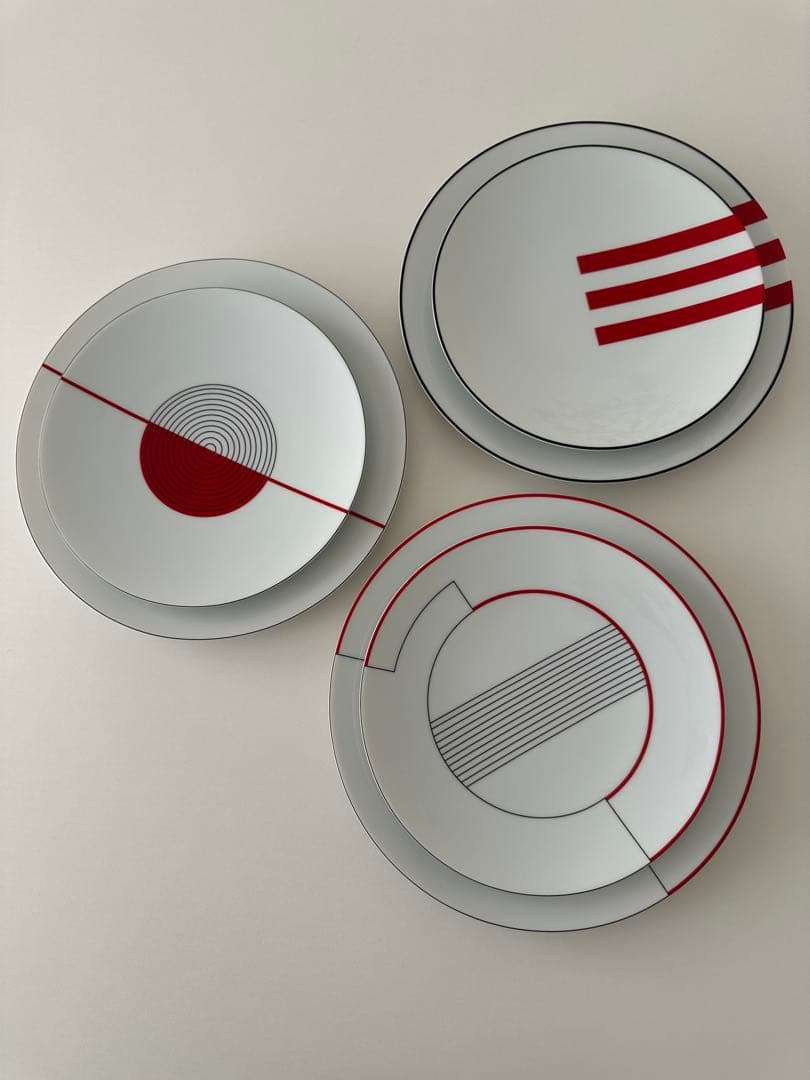 フランスヴィンテージPuiforcatデザートプレート ピュイフォルカ