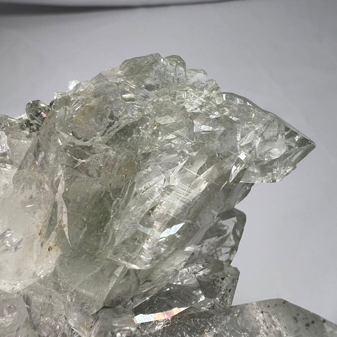 希少　マニハール　カテドラル入りクローライトクラスター　　ヒマラヤ水晶