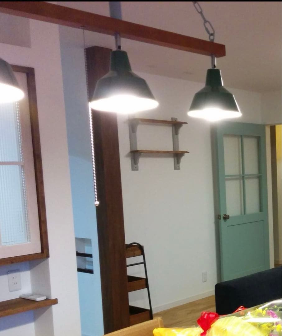 SNAFKIN3 3灯ペンダントライト グリーン