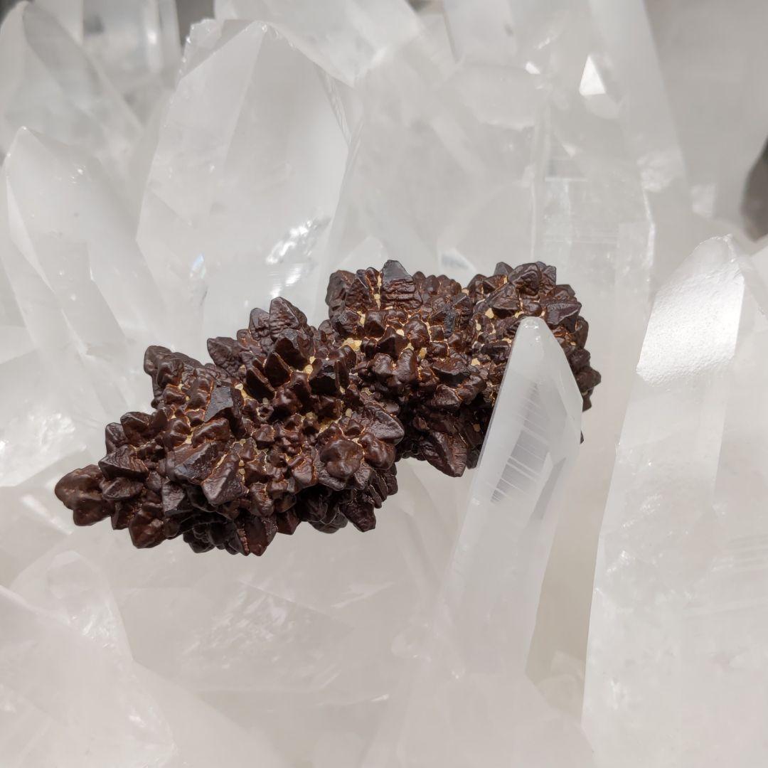 天然石 エジプト ゼットストーン 砂漠の星 ヴァジュラ型 特大84g