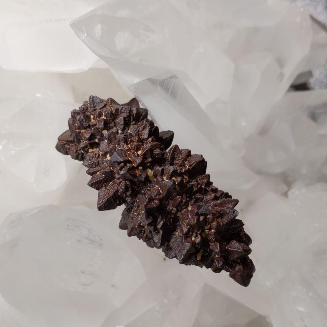 天然石 エジプト ゼットストーン 砂漠の星 ヴァジュラ型 特大84g