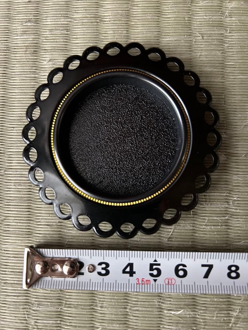 【1】【襖 引き手】こじか印 虫喰い 黒 10個