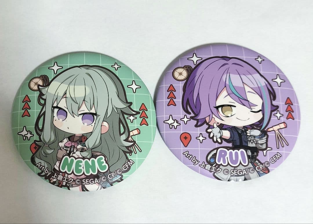 プロセカ セカライ5th ミニキャラマット缶バッジ 神代類 草薙寧々