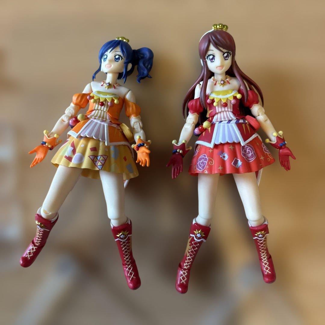 S.H.Figuarts 霧矢あおい、紫吹蘭(ソレイユver.) アイカツ！