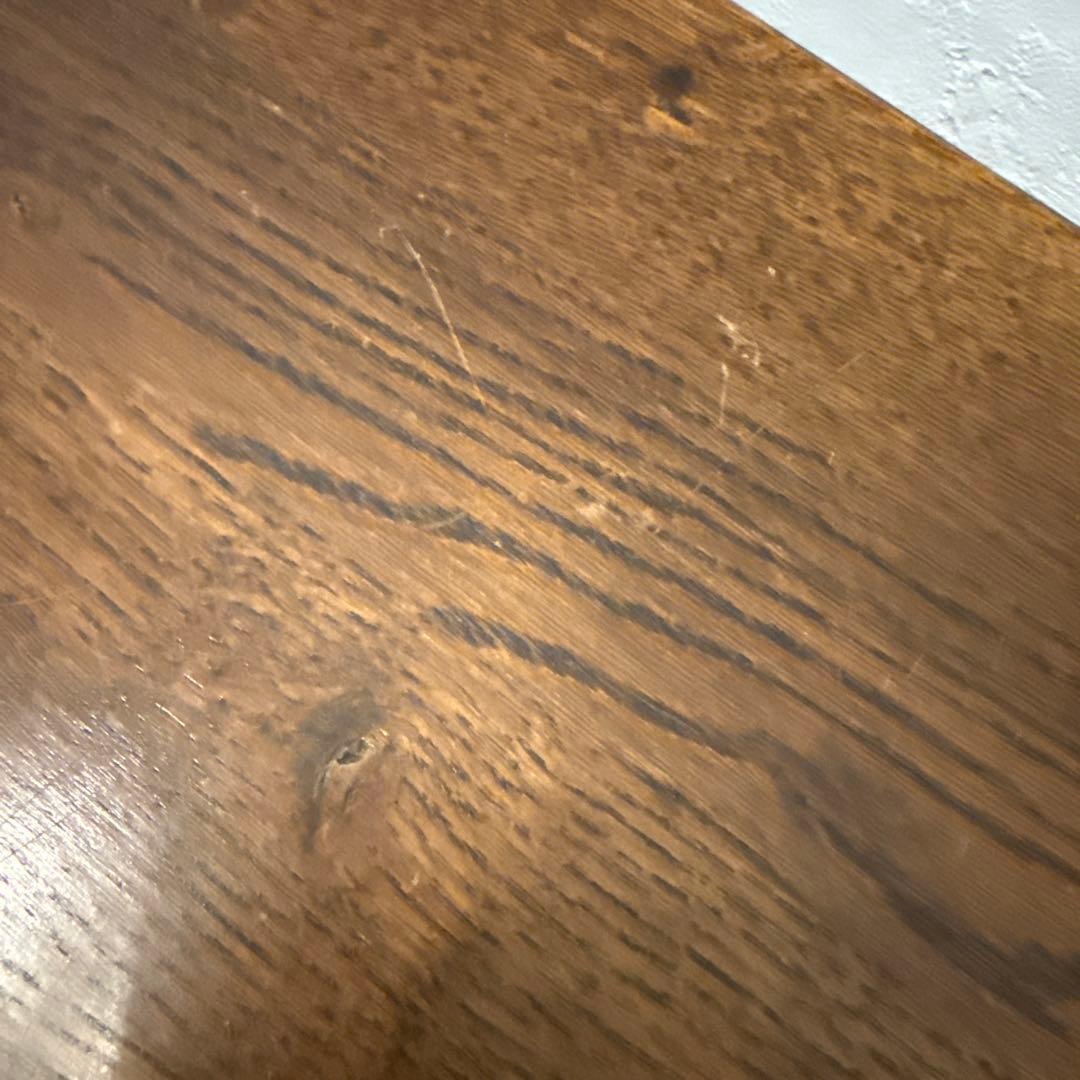 年末年始saleヴィンテージ　木製サイドテーブル　引き出し付き　2段