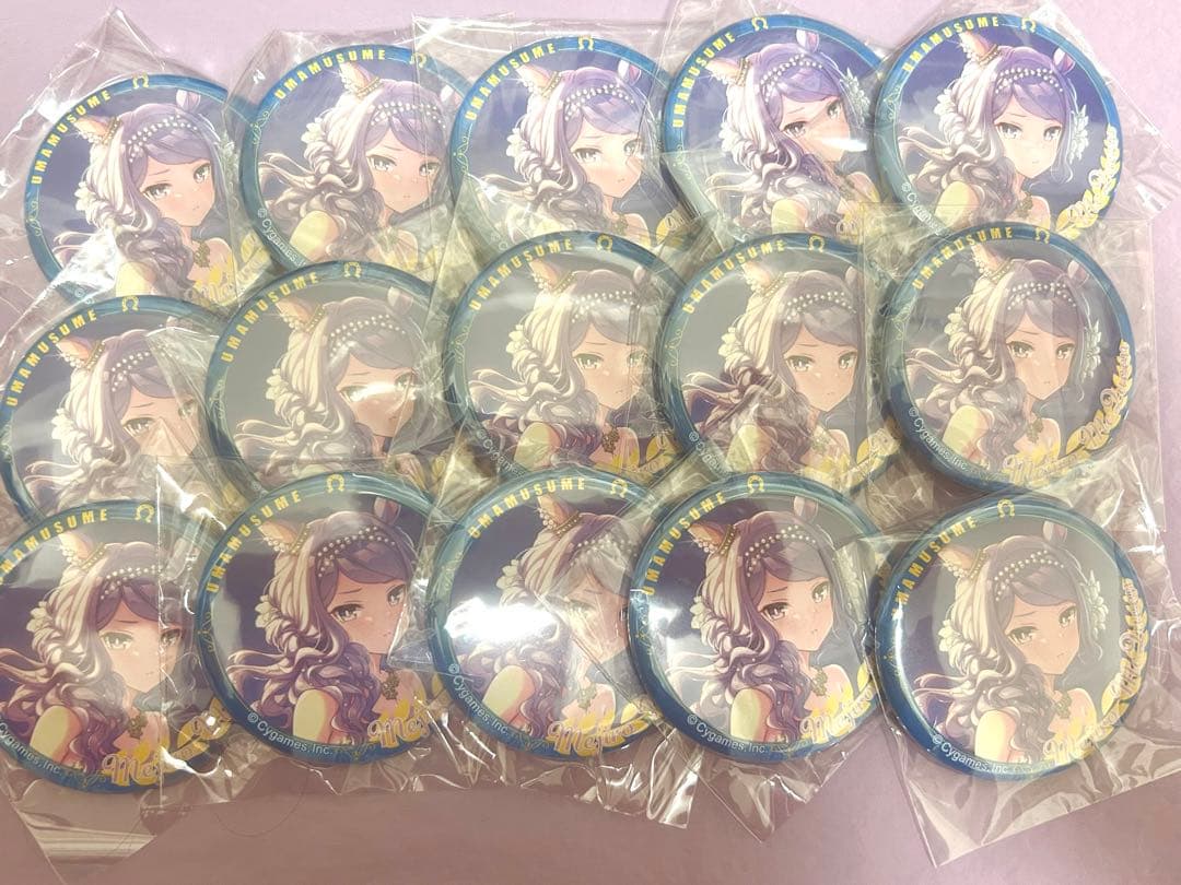 ウマ娘　CANバッジ　メジロマックイーン　缶バッジ　15個セット