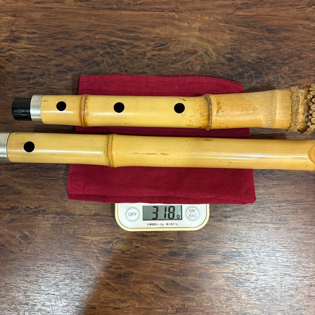 尺八 竹治 竹製 琴古流 約64㎝