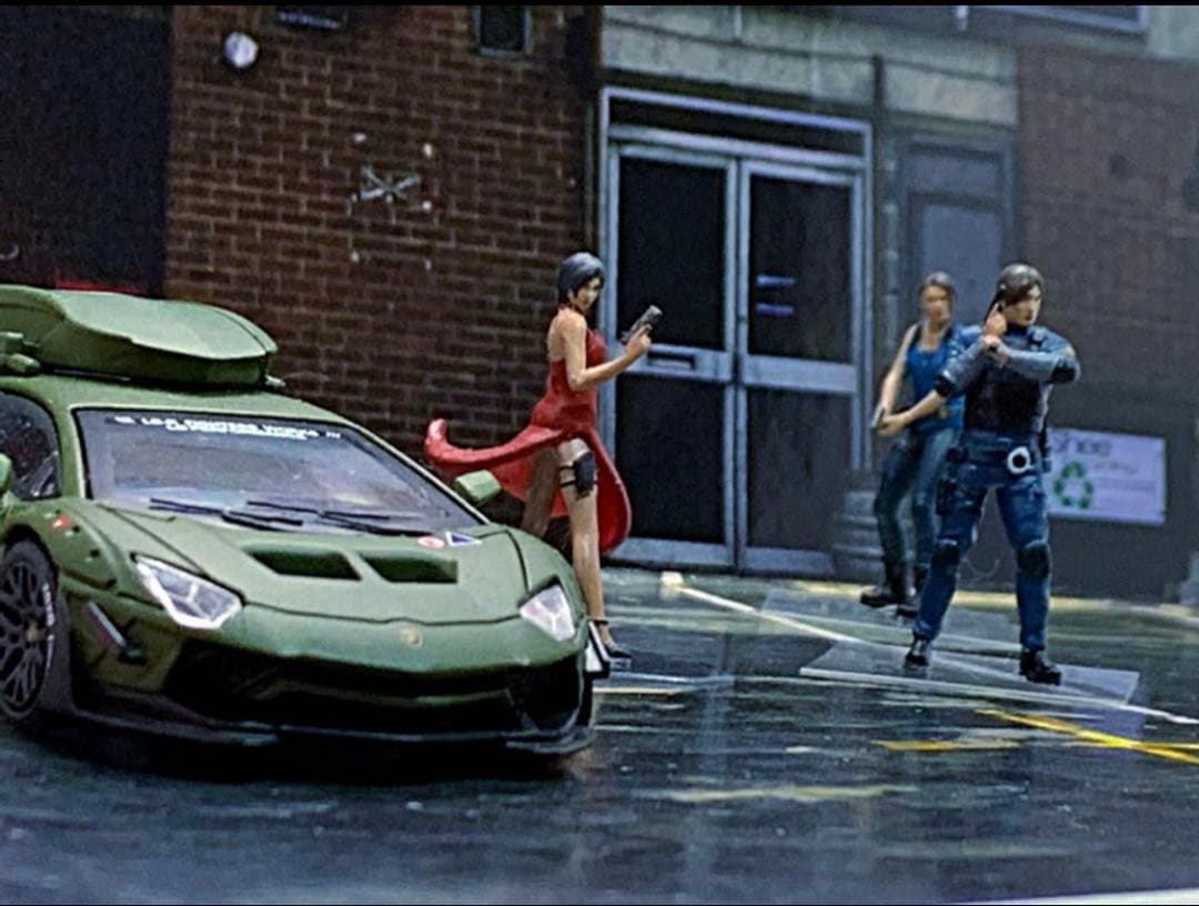 1/64フィギュア　美しき女スパイ一体