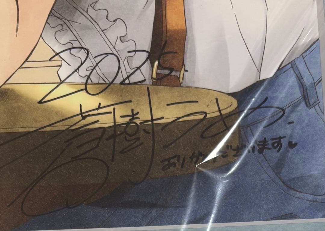 蒼樹うめ 直筆サイン入り B4キャラファイングラフ 複製原画 - メルカリ