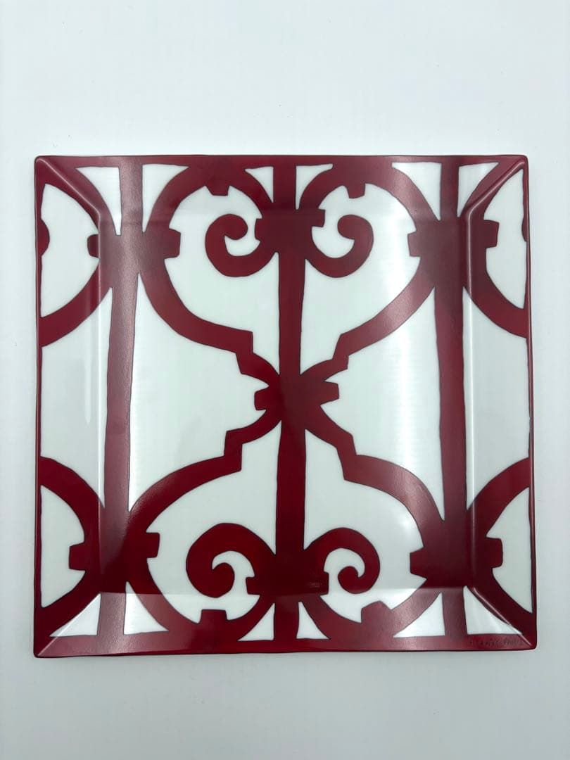 HERMES エルメス　ガダルキヴィール 23cm スクエアプレート　箱付