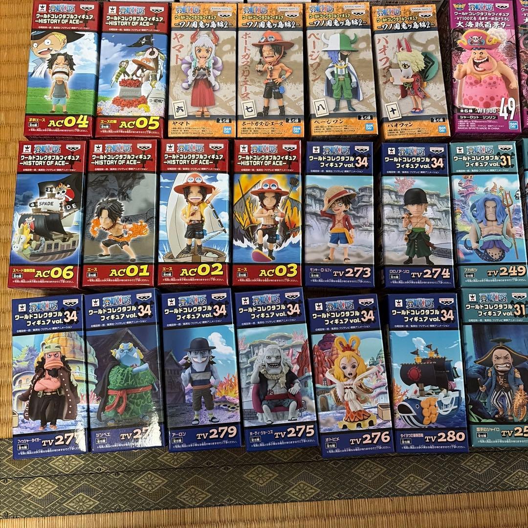 未開封 ワンピース ワーコレ 55体 エース 白ひげ ゾウ ドレスローザ 百景