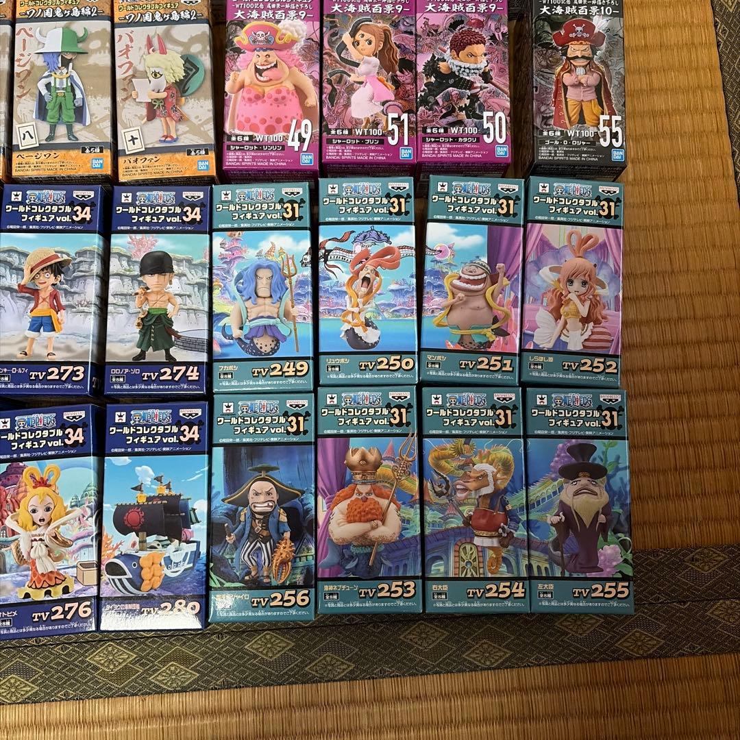 未開封 ワンピース ワーコレ 55体 エース 白ひげ ゾウ ドレスローザ 百景