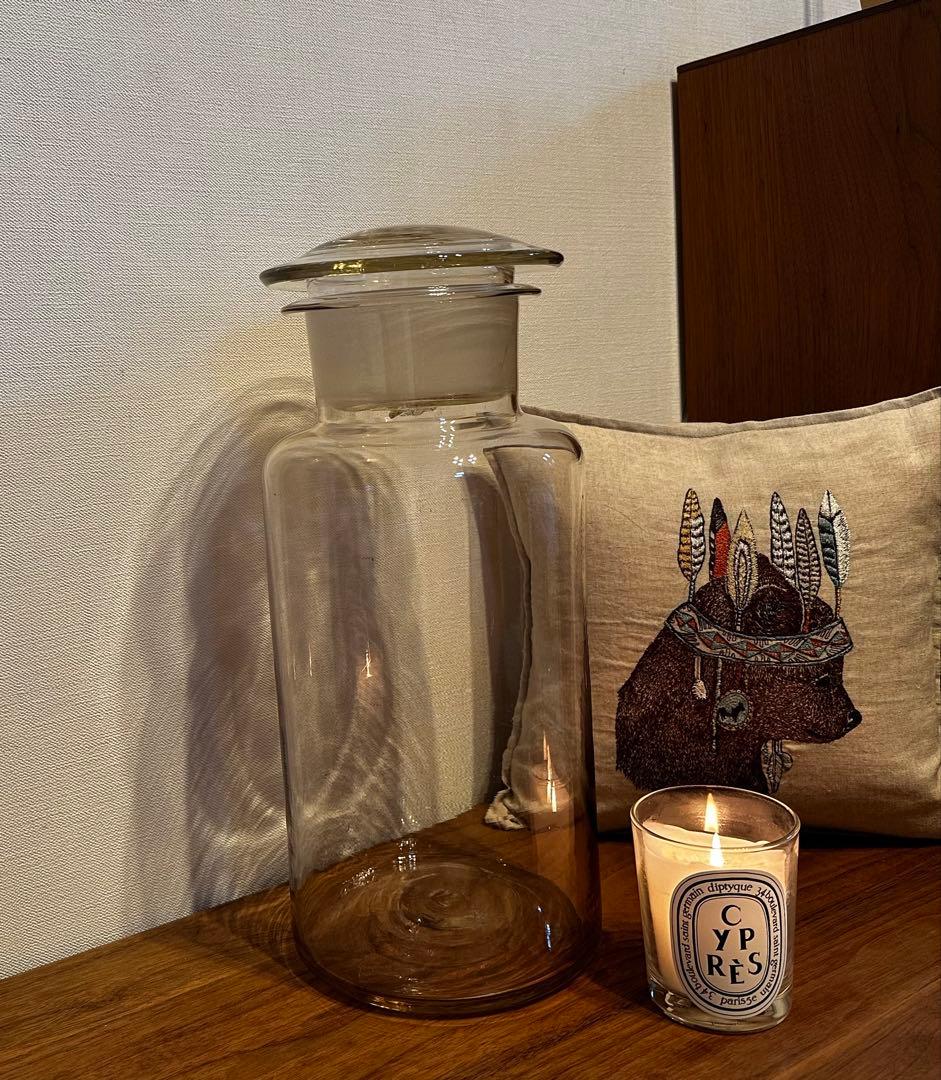 専用です！大きい蓋付き　ガラス瓶　試薬瓶