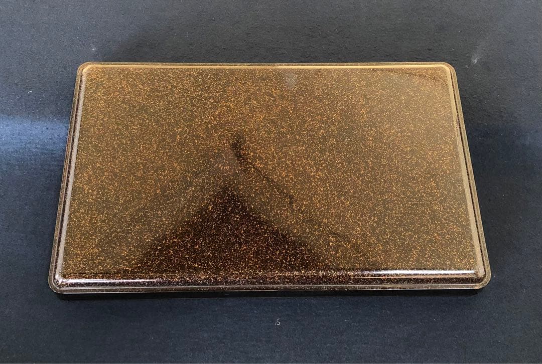 《R》松竹梅鶴亀蒔絵 廣盆 広盆 木製漆器 木箱 260209け1