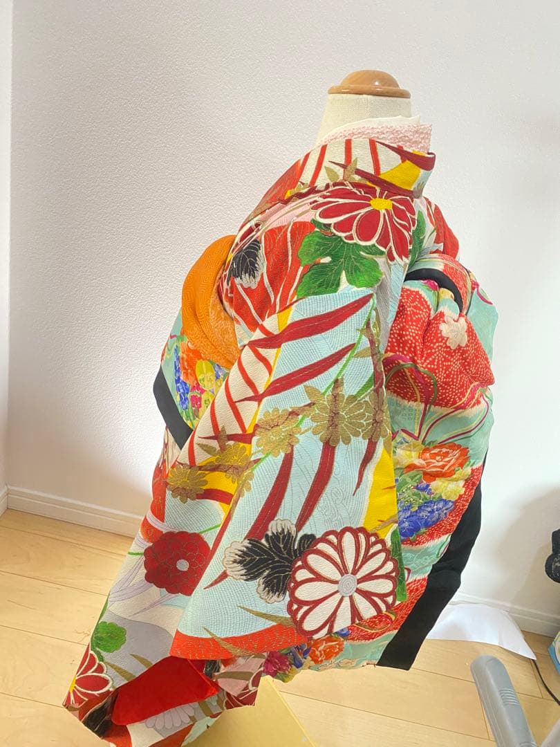 アンティーク　3歳七五三 舞妓さん風セット