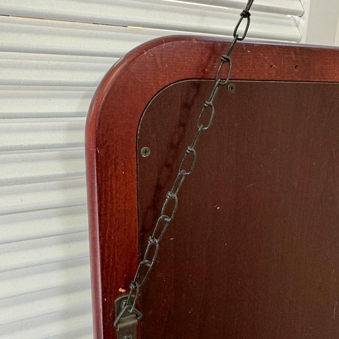 ★karimoku オールドカリモク ウォールミラーA9085 レトロ 壁掛け鏡