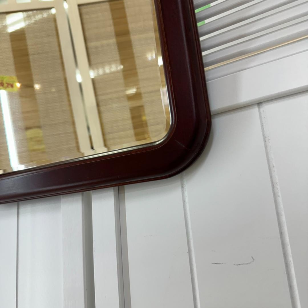 ★karimoku オールドカリモク ウォールミラーA9085 レトロ 壁掛け鏡