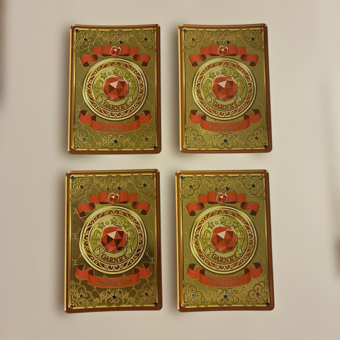 アイカツカード ジュエリングレア ジョーカーガーネットコーデ 飛鳥ミライ